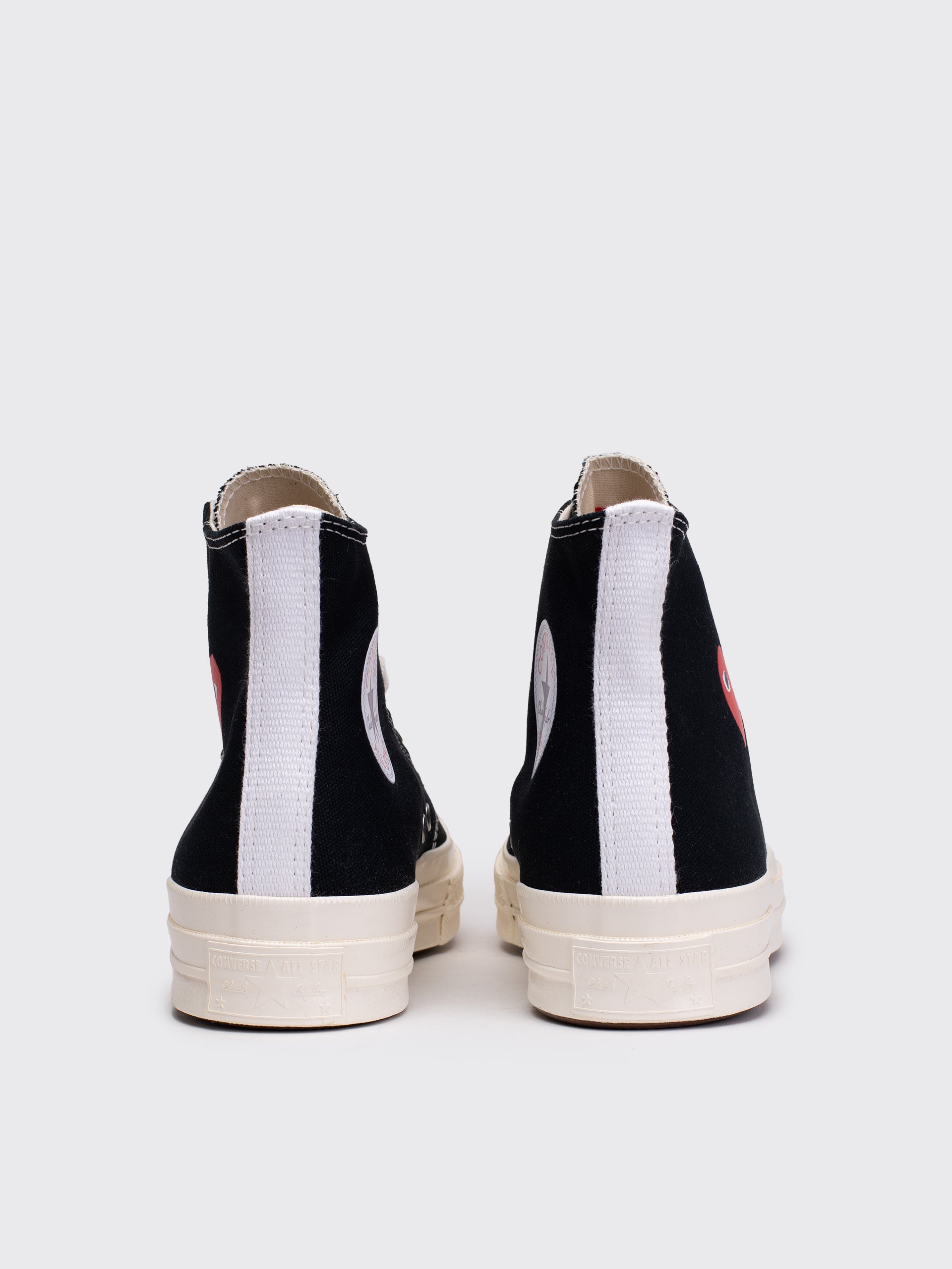 black high top converse heart