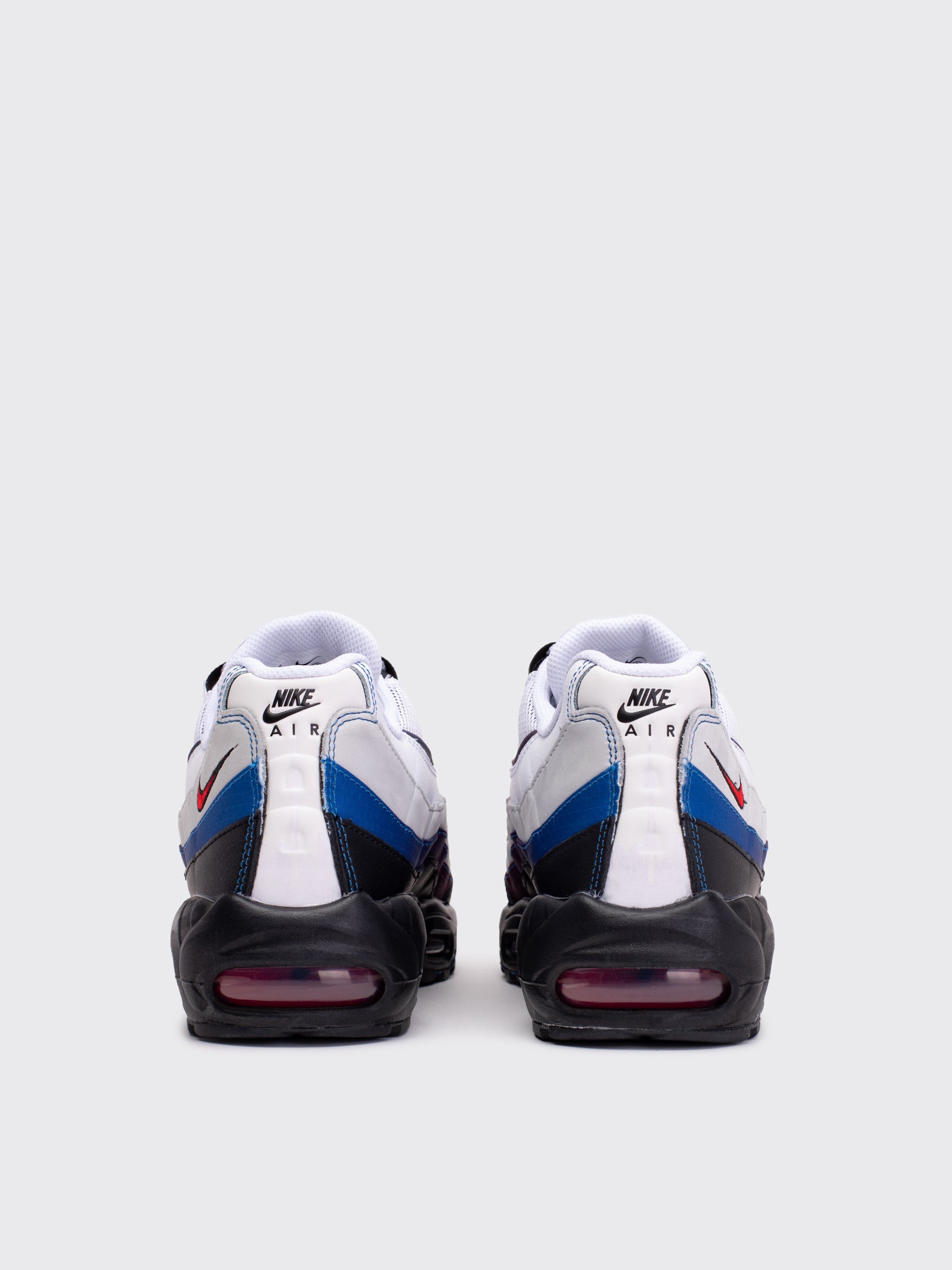White and baby blue air max 95 discount