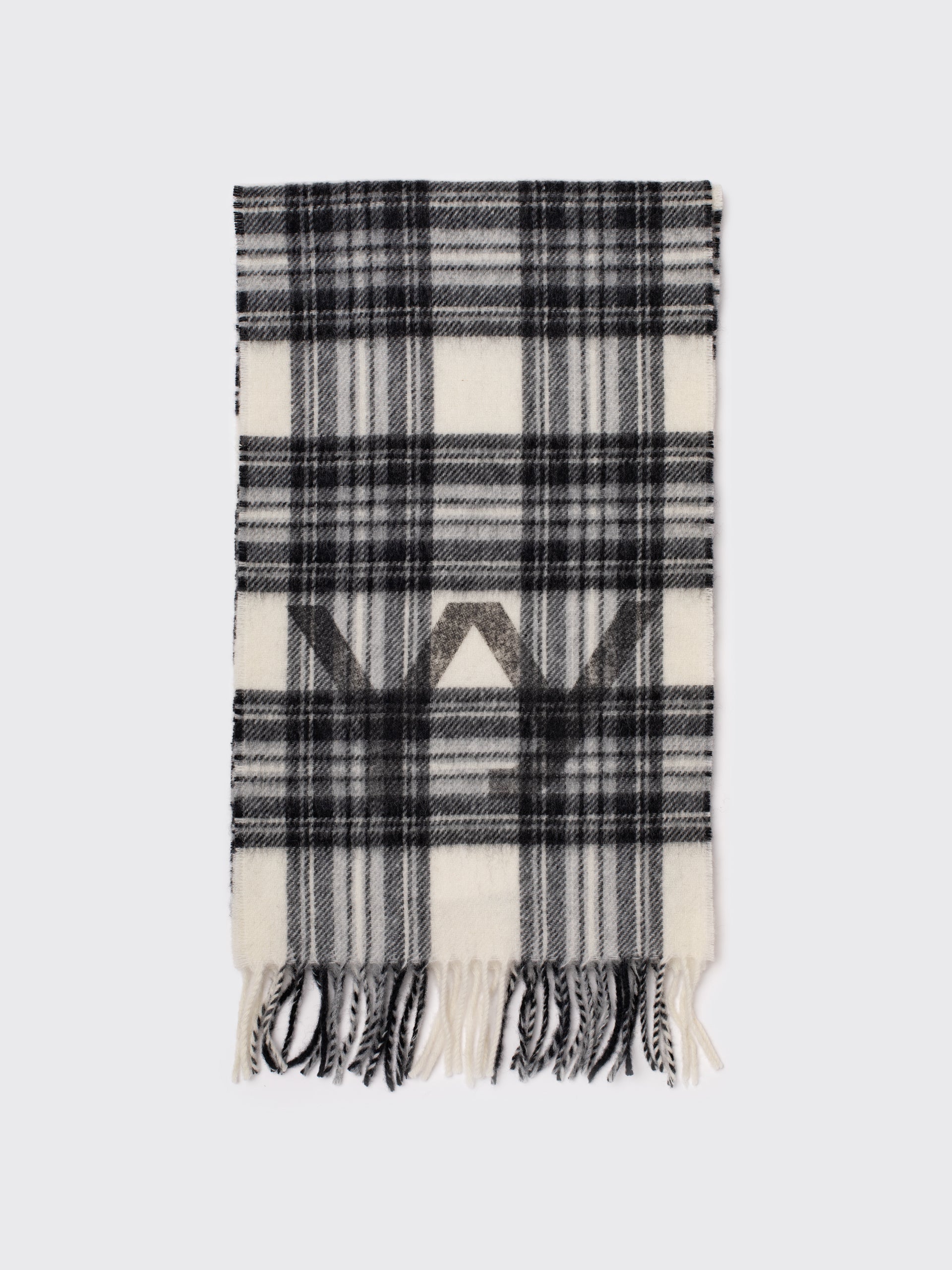 Open YY Tartan Wool Scarf | Rooney