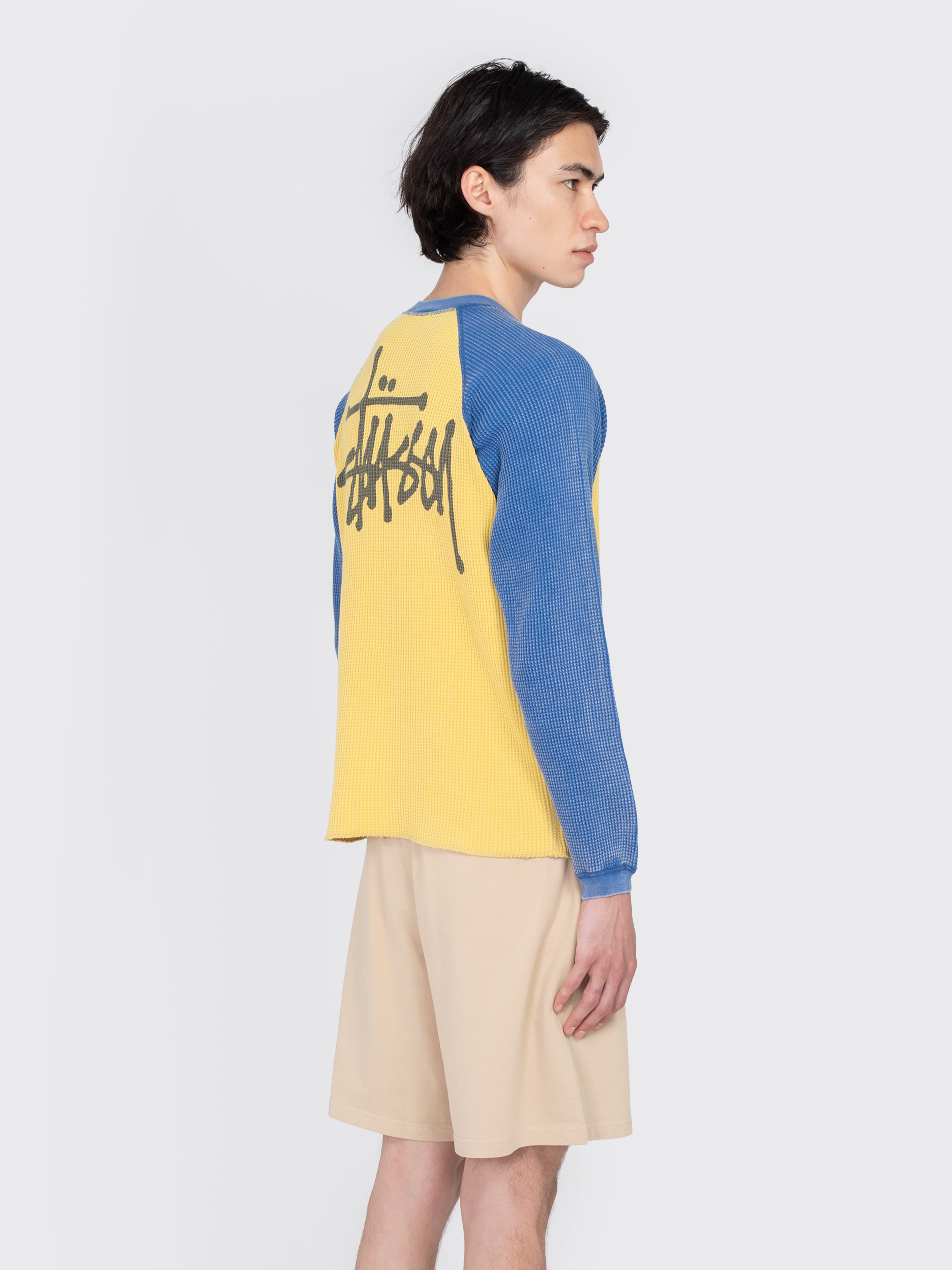 【STUSSY SU25'】Stussy 2 Tone Raglan Thermal Stussy 