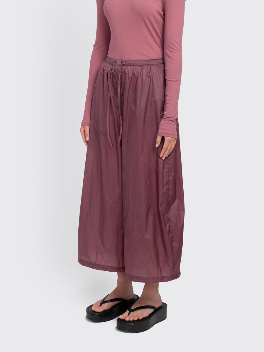 Nylon Shirring Pants