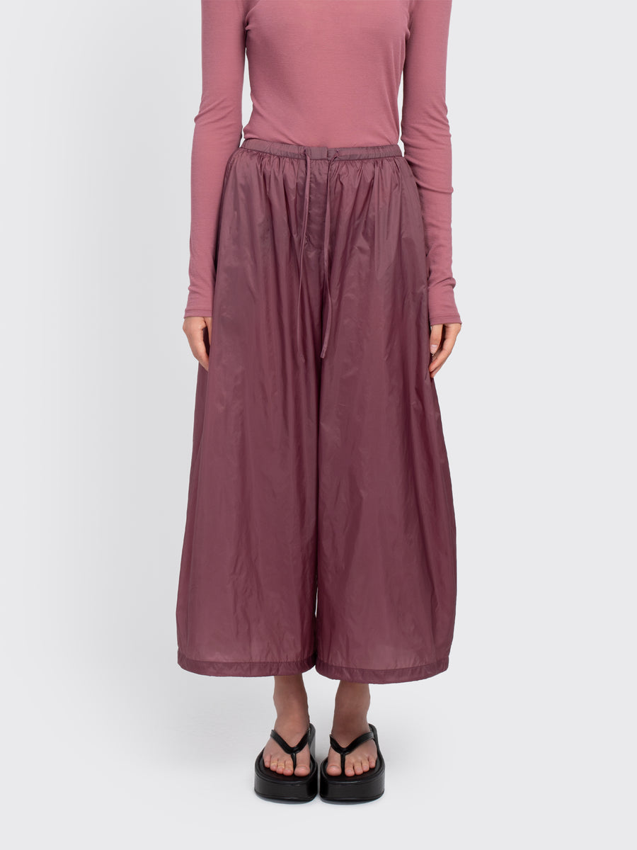 Nylon Shirring Pants