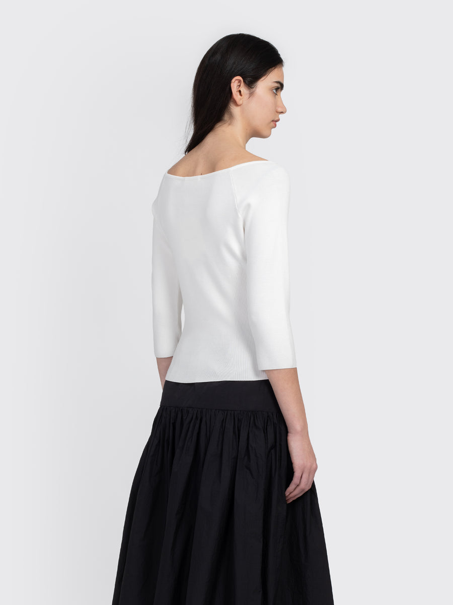 Scoop Neck Knit Top