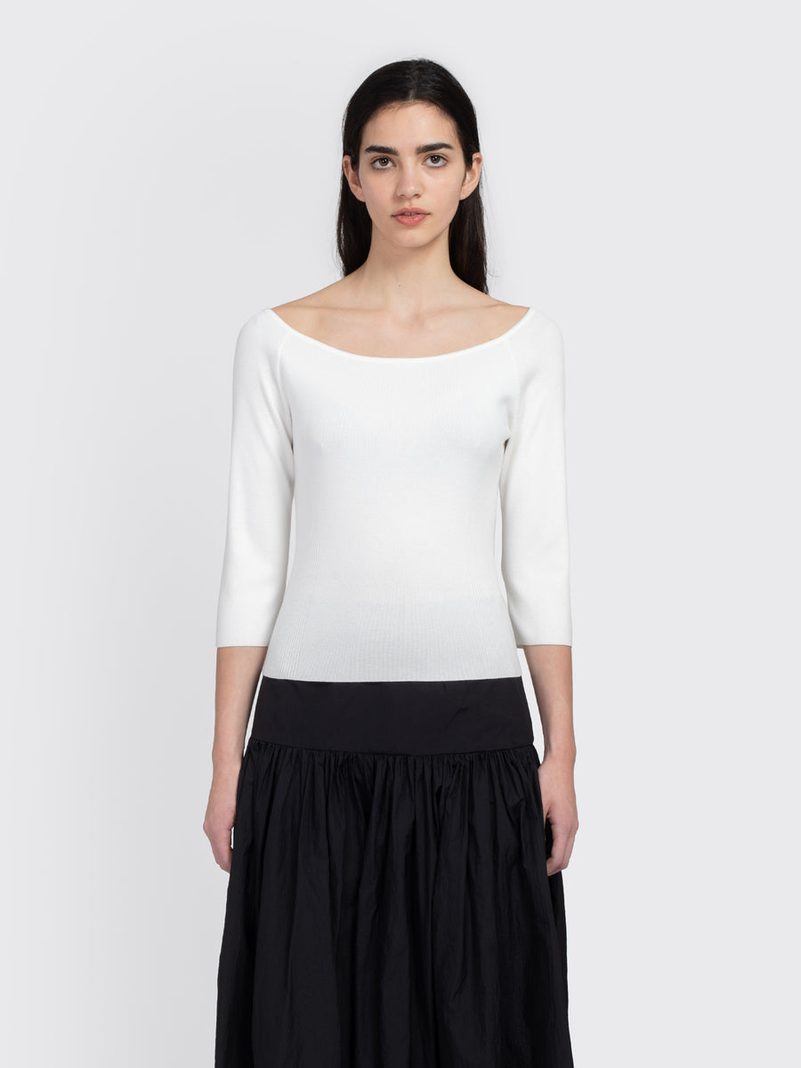 Scoop Neck Knit Top