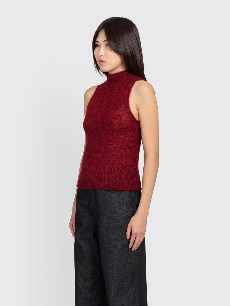 Sheer Sleeveless Top