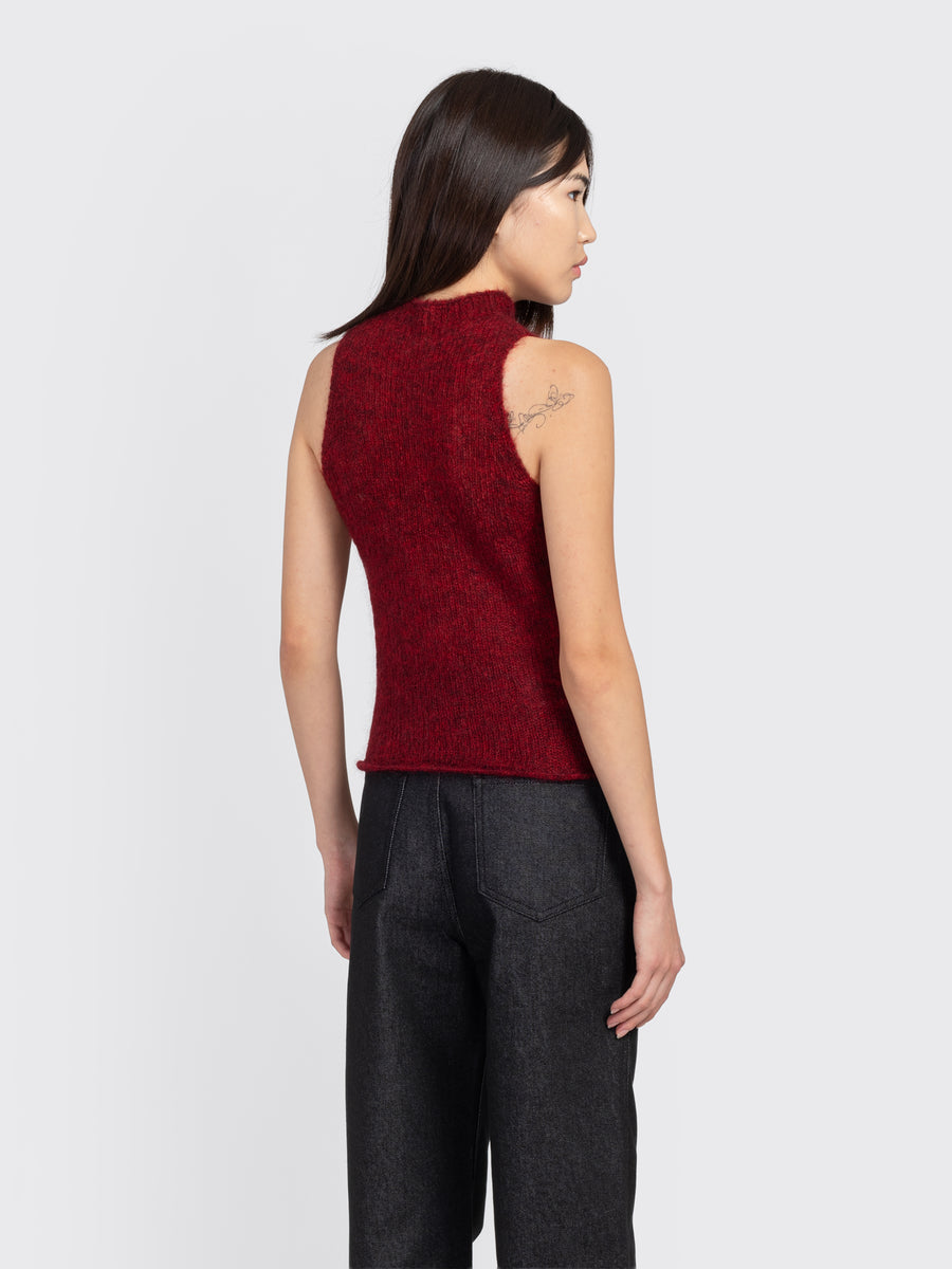 Sheer Sleeveless Top