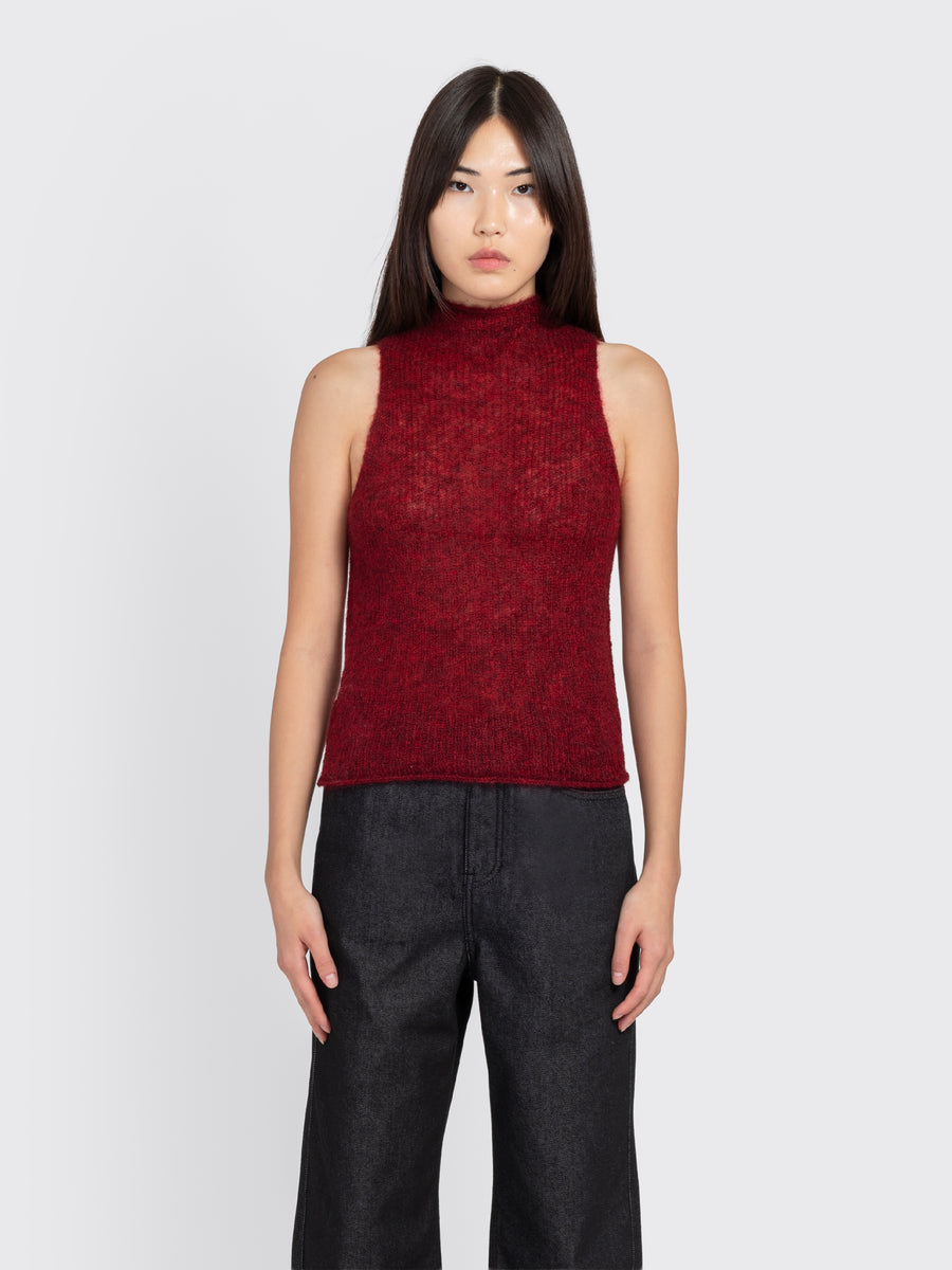 Sheer Sleeveless Top