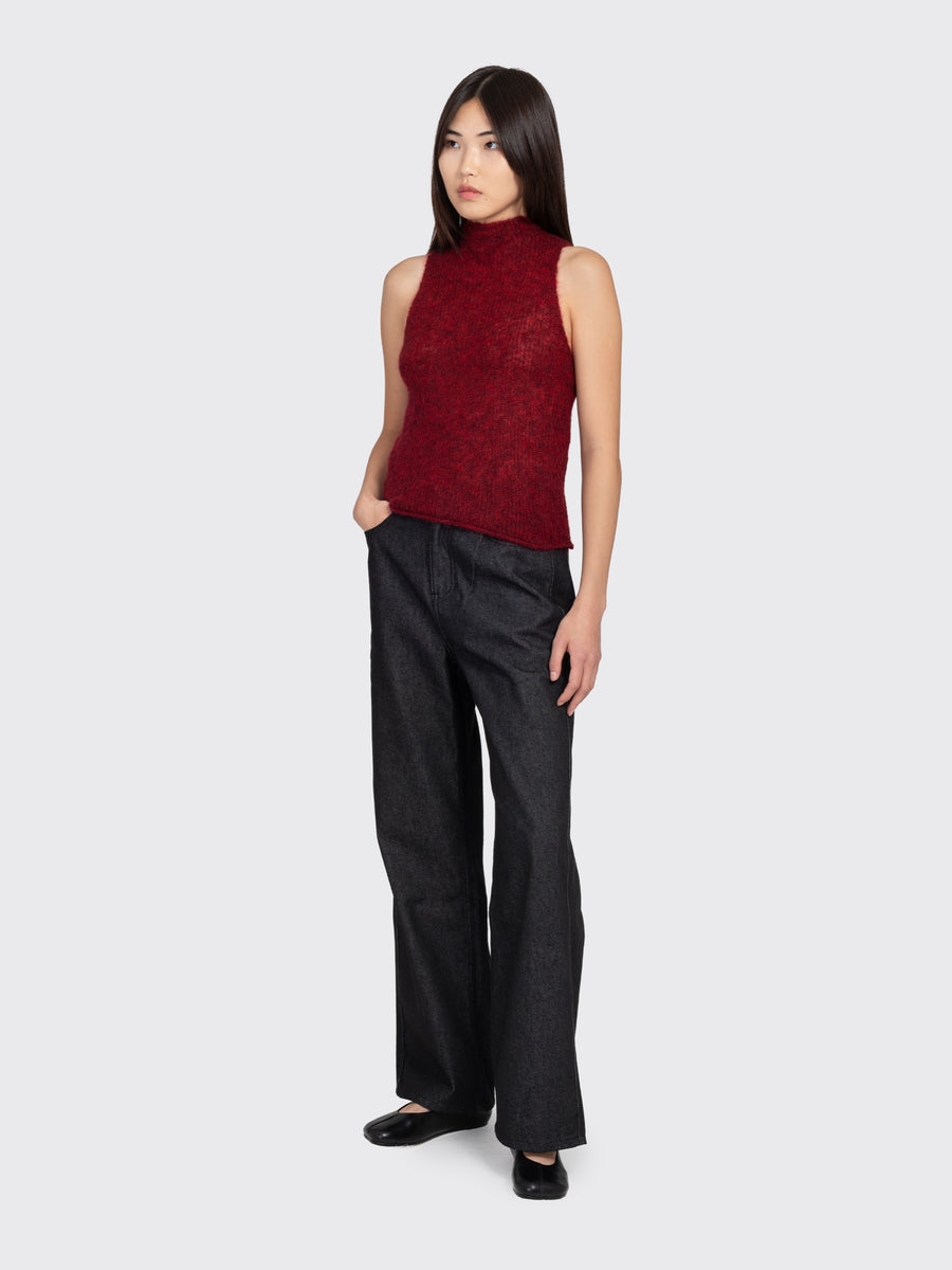Sheer Sleeveless Top