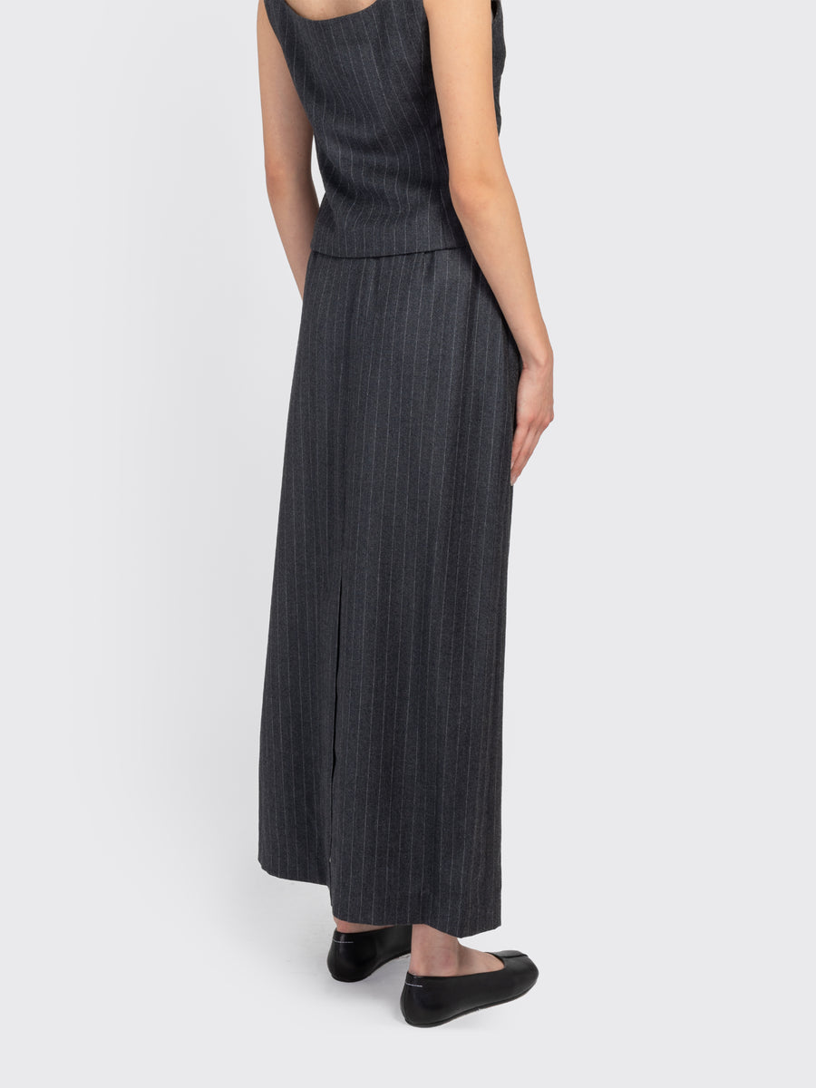 Wool Maxi Long Skirt