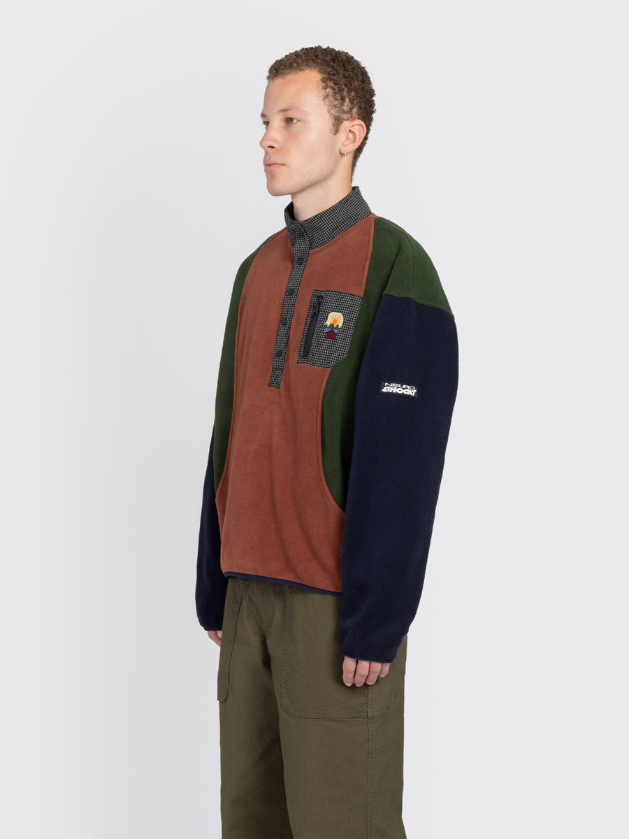 Brain Dead Equipment Ripstop Pullover Fleece Jacket