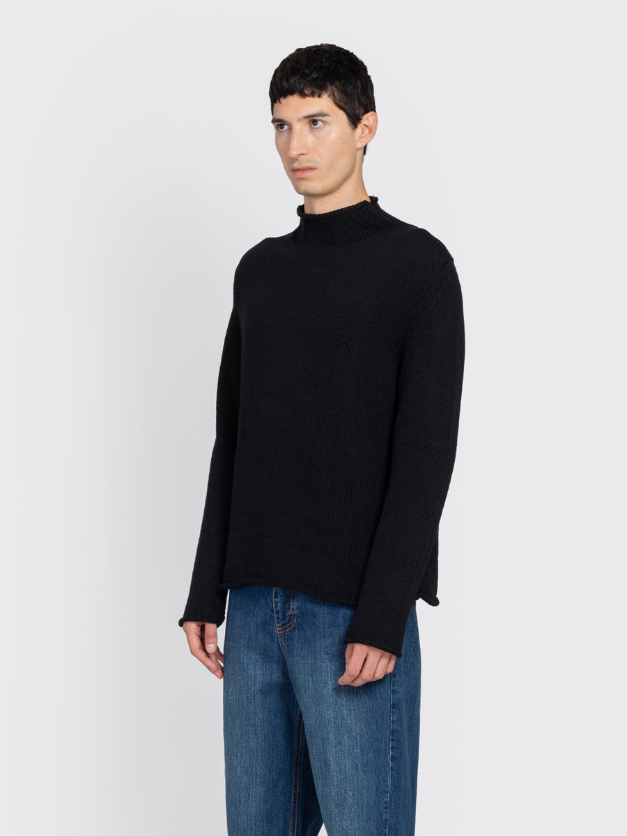 Cotton Roll-Neck Sweater