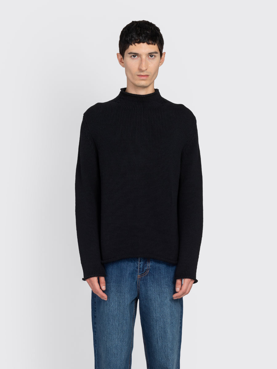 Cotton Roll-Neck Sweater