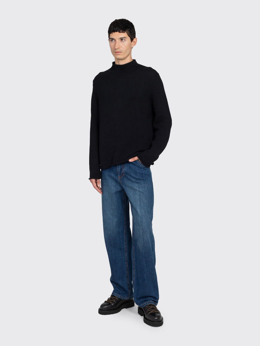Cotton Roll-Neck Sweater