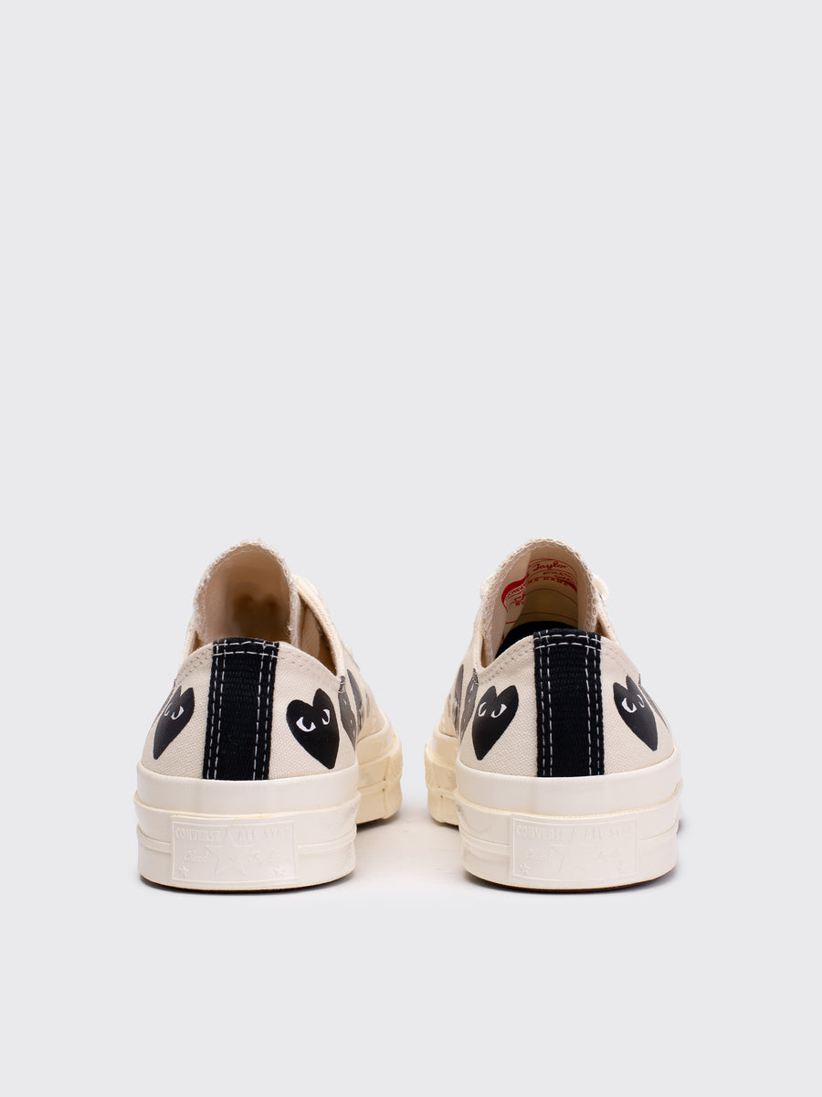 Play Multi Heart Low Converse Chuck All Star '70