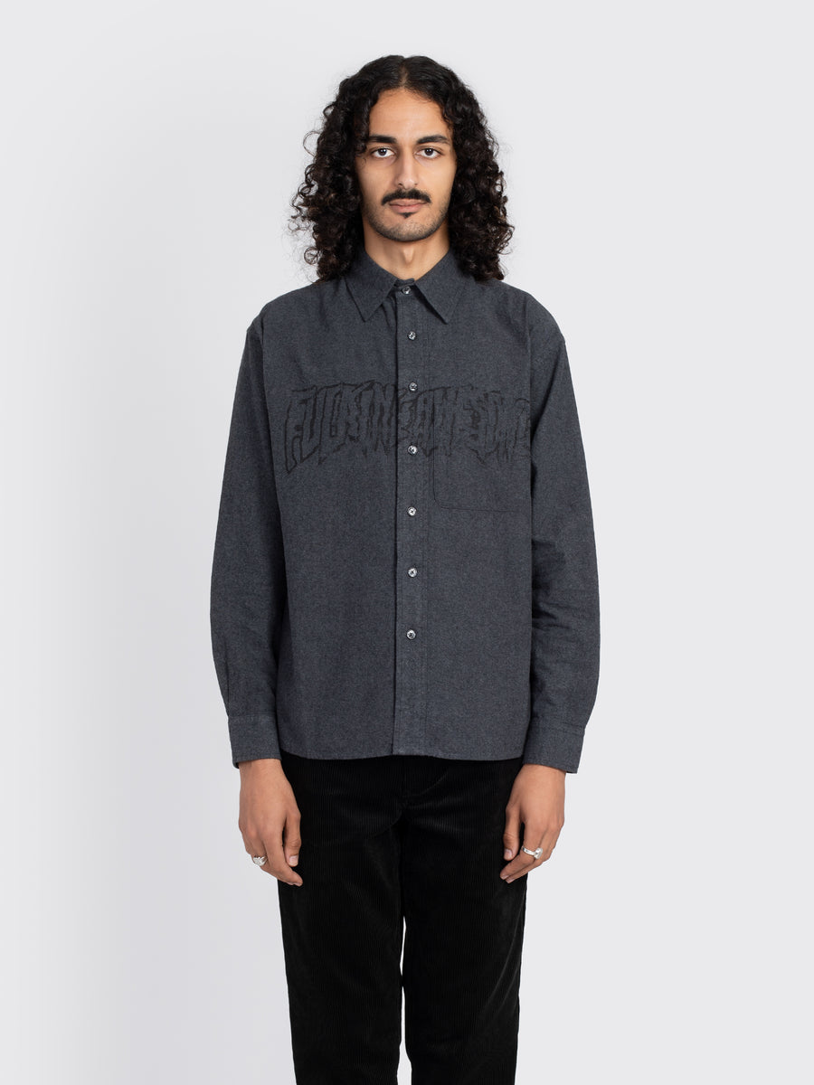 Stamp Logo Button Up