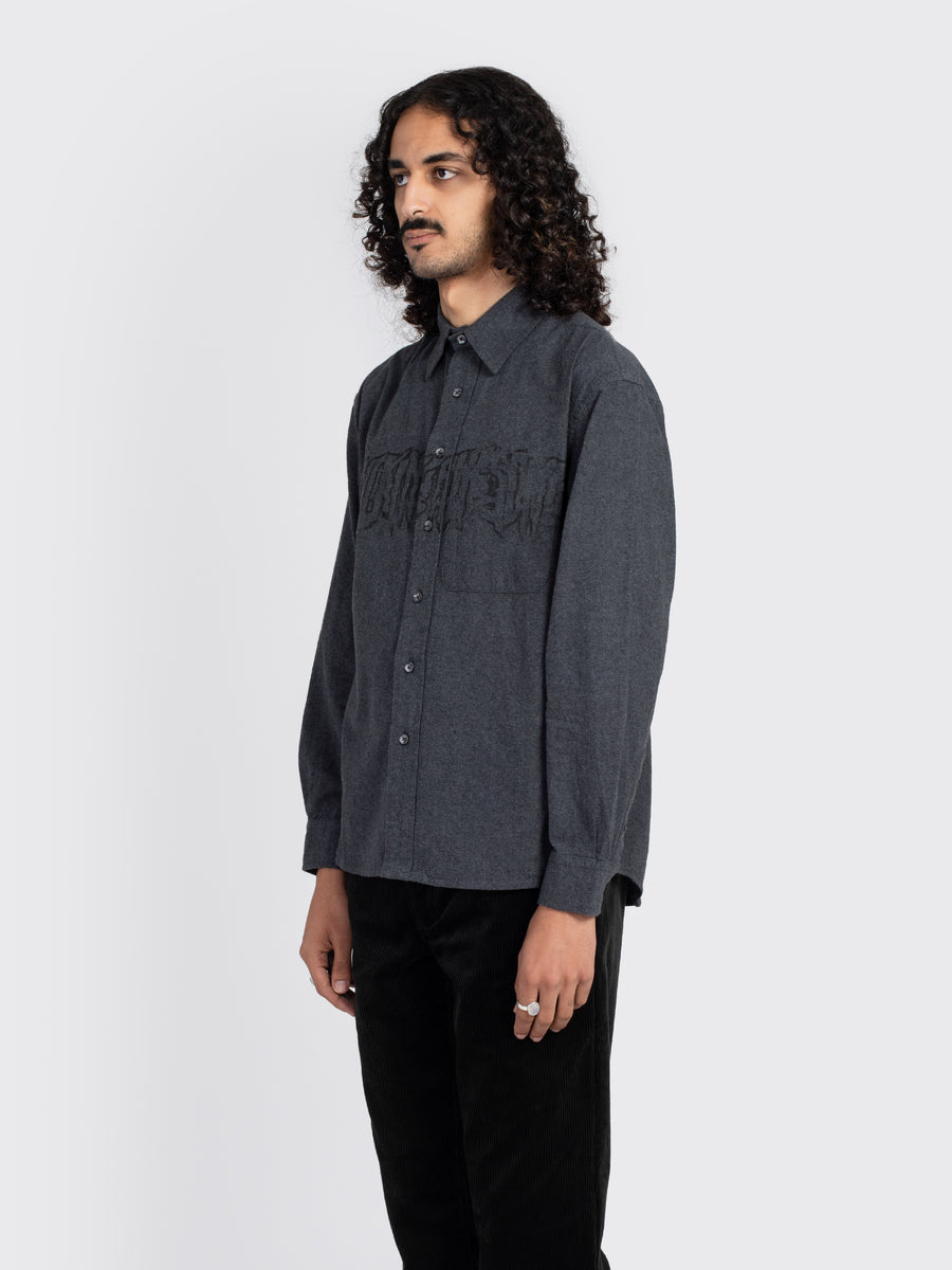 Stamp Logo Button Up