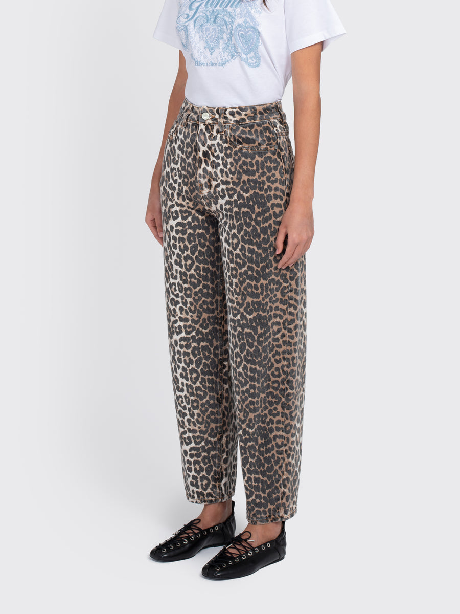 Leopard Print Denim