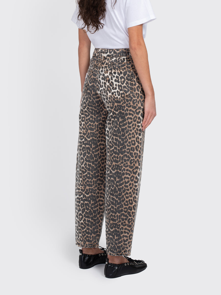 Leopard Print Denim