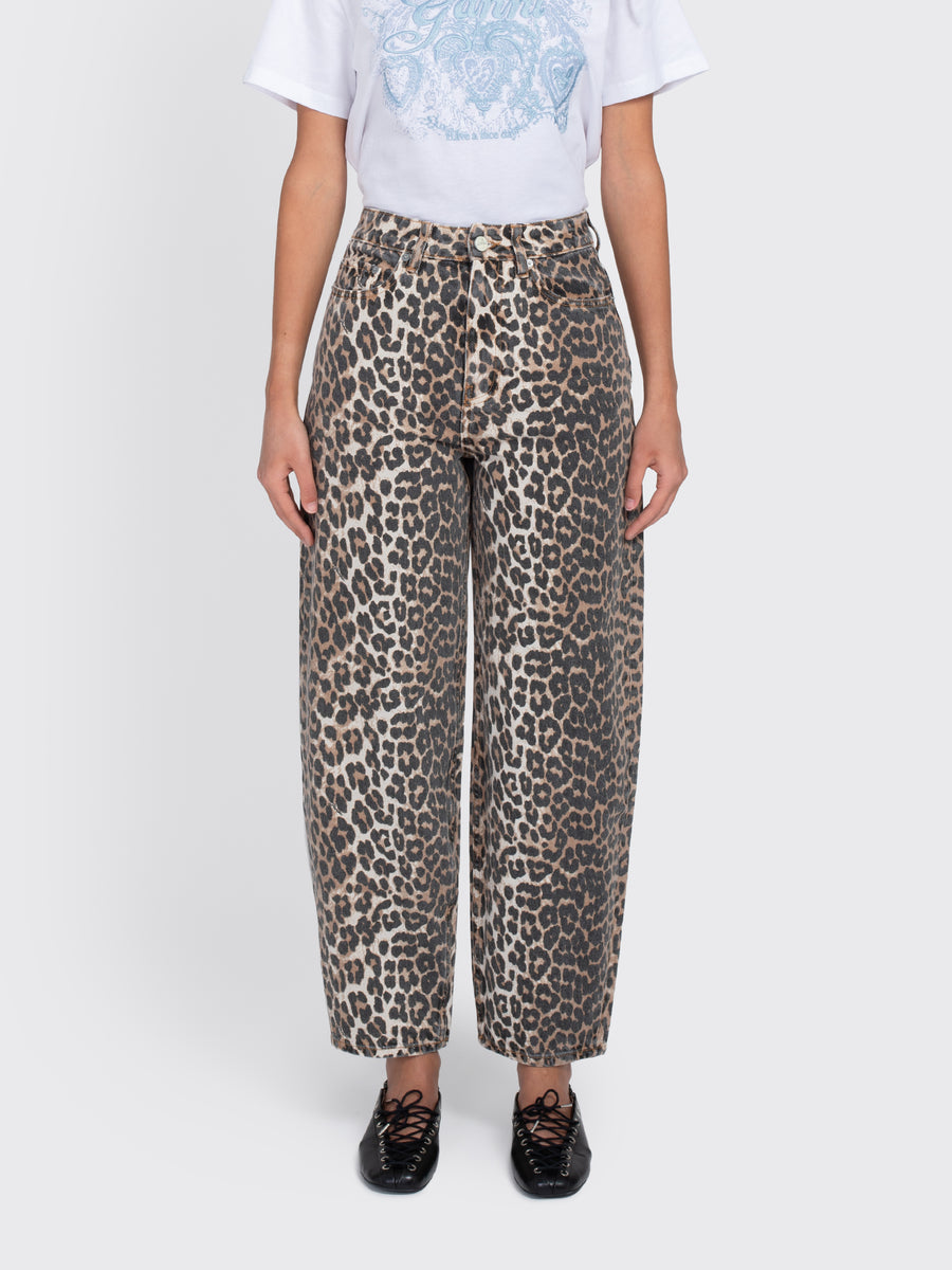 Leopard Print Denim