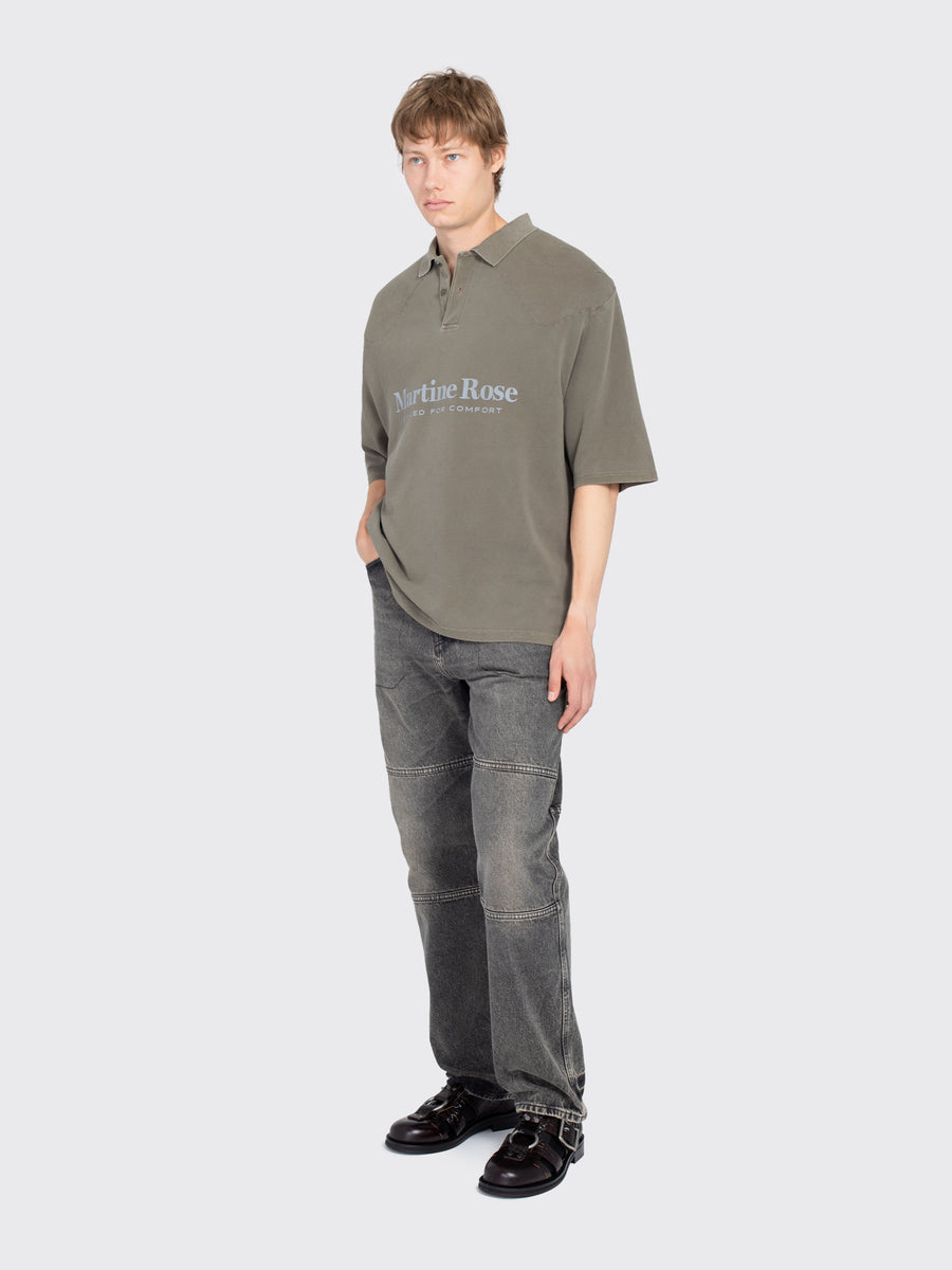 Knitted Padded Polo