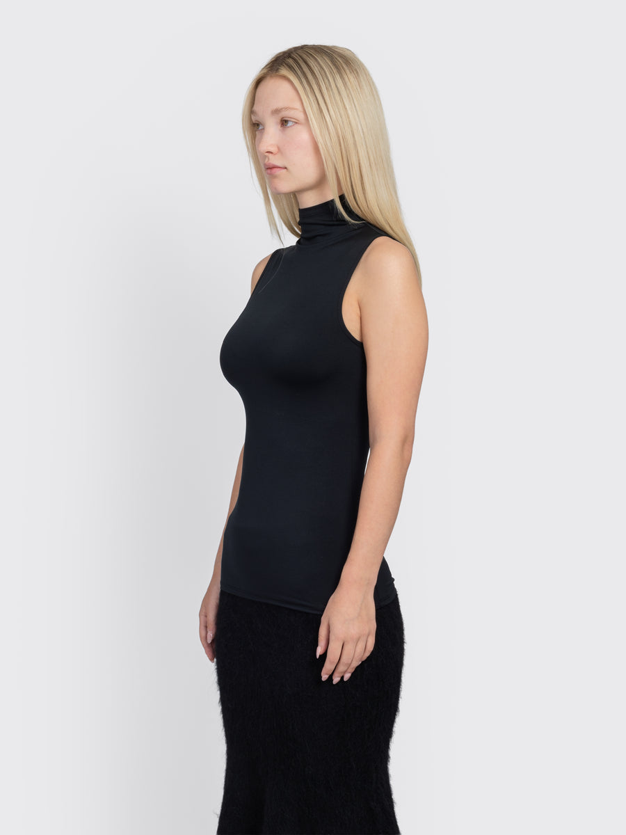 High Neck Jersey Top