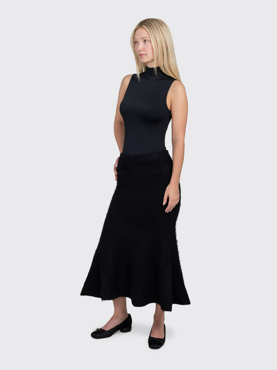 High Neck Jersey Top