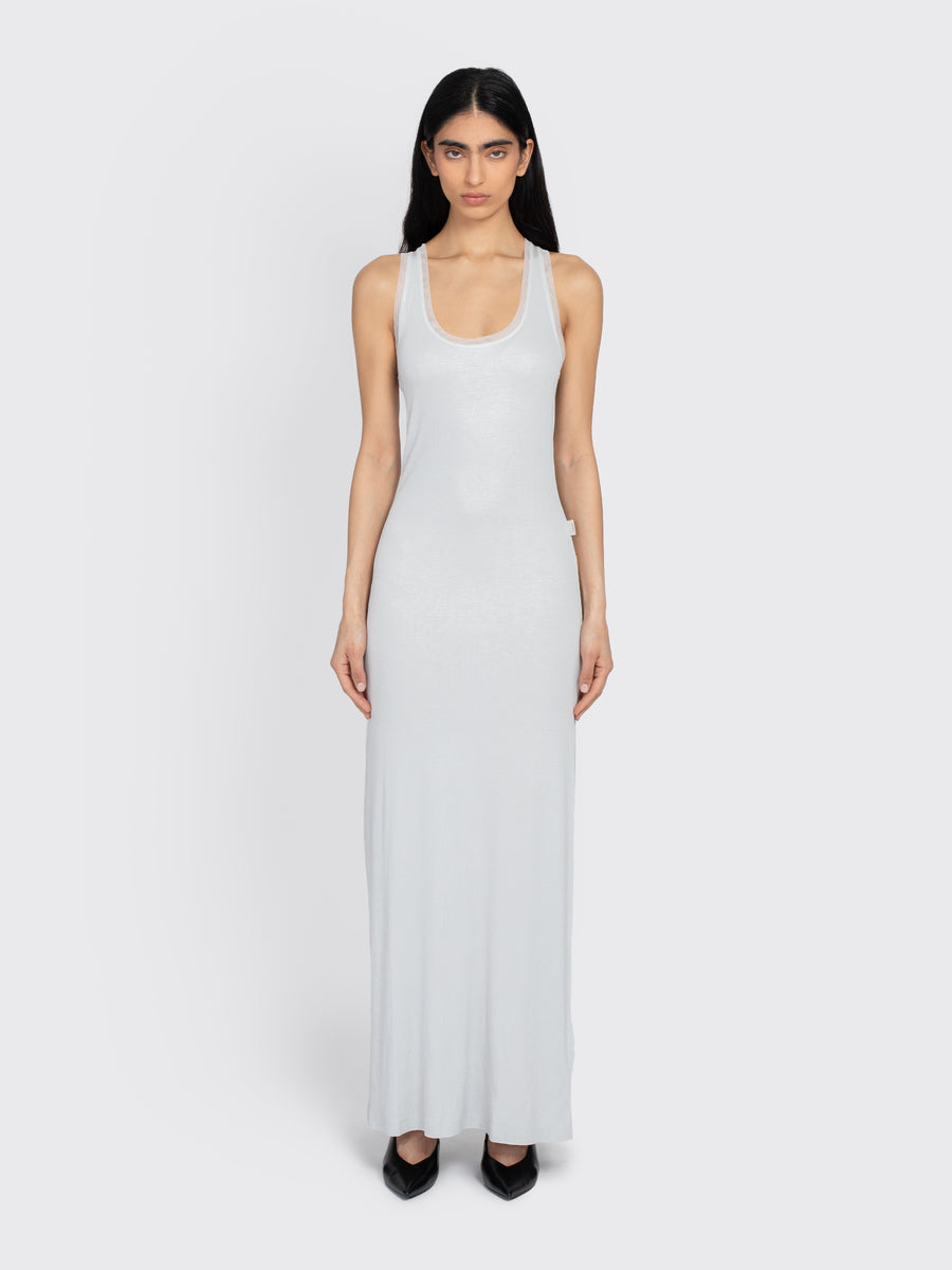 Mesh Trim Dress
