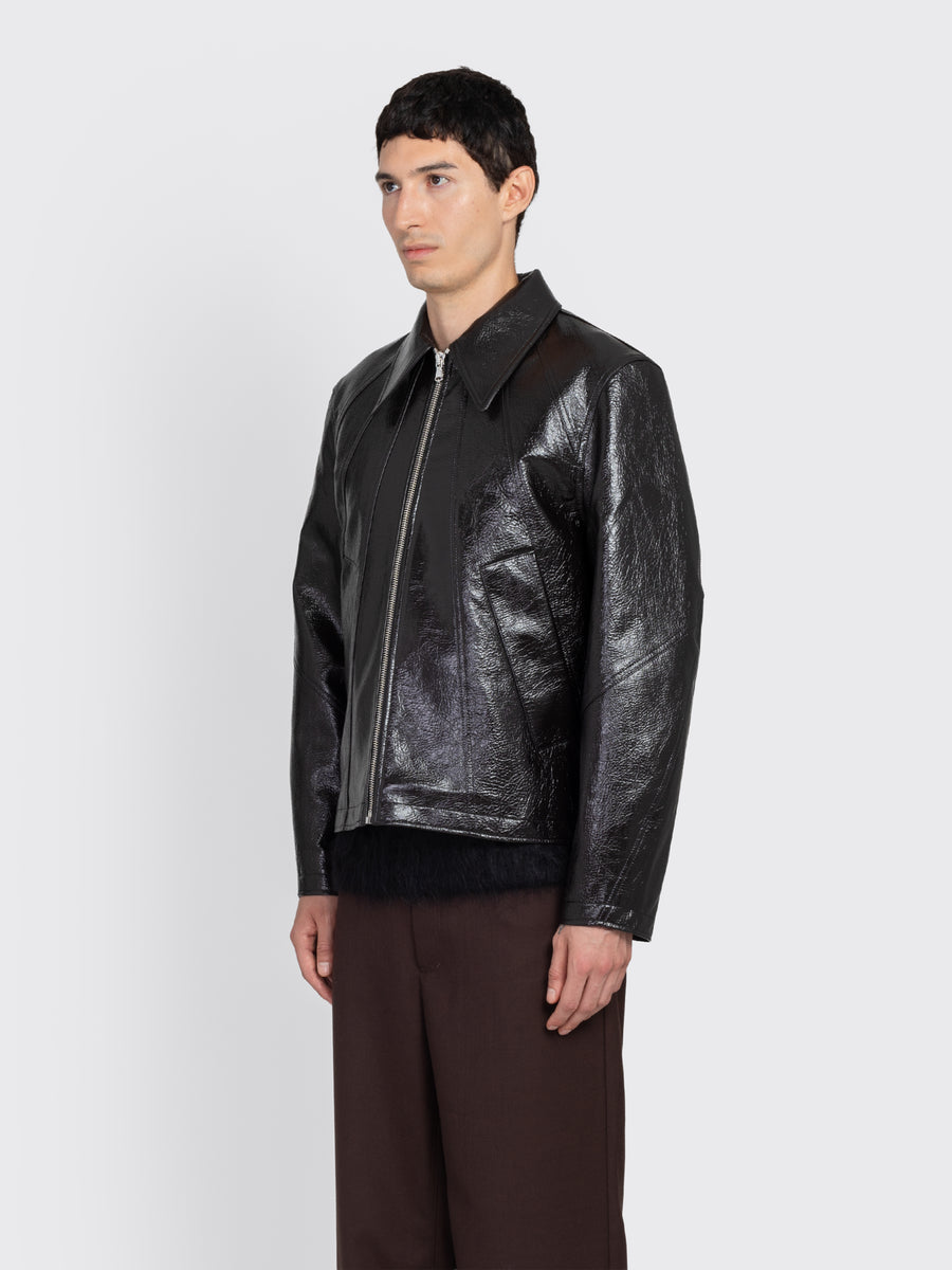 Duke Faux Leather Jacket