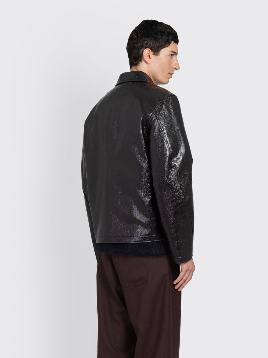 Duke Faux Leather Jacket