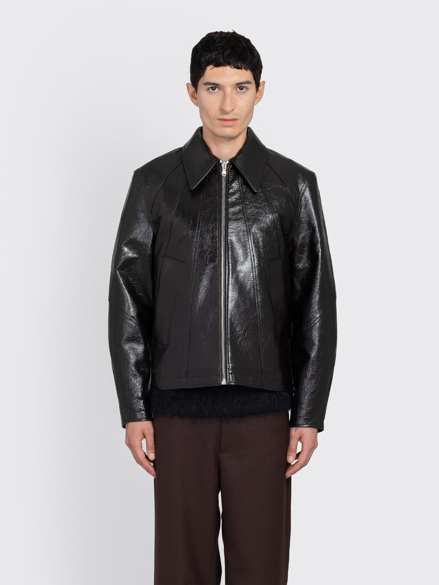 Duke Faux Leather Jacket