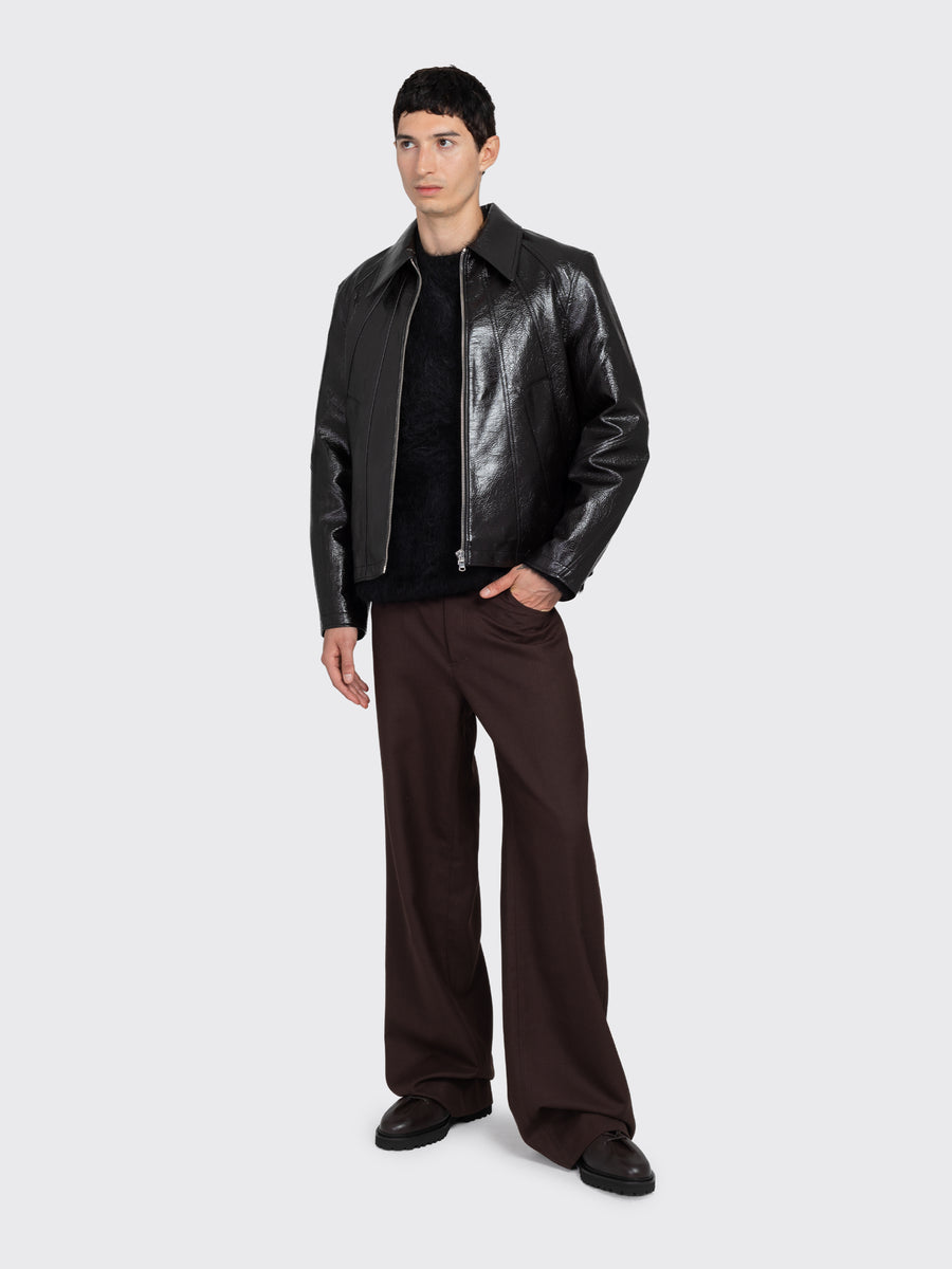 Duke Faux Leather Jacket