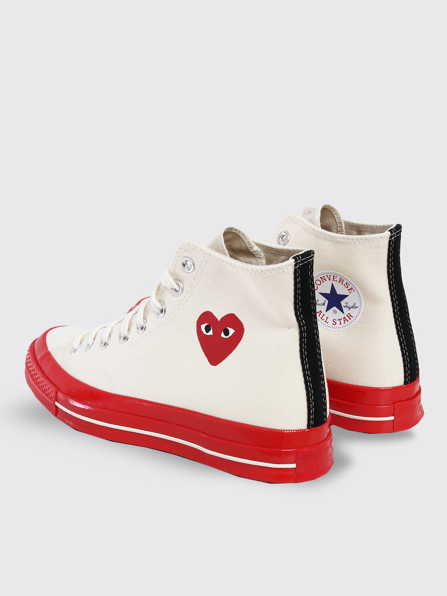 Play Comme Des Garcons Converse Red Sole