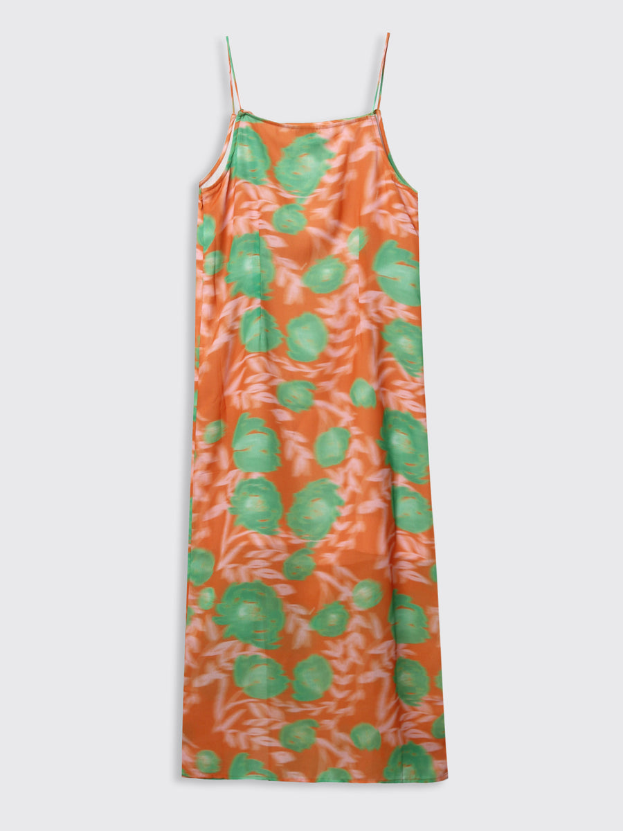 Printed Light Crepe Dress