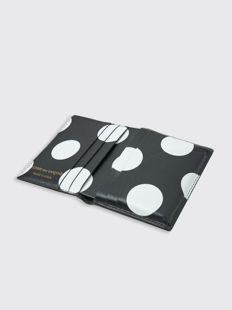 Classic Print Polka Dot Wallet
