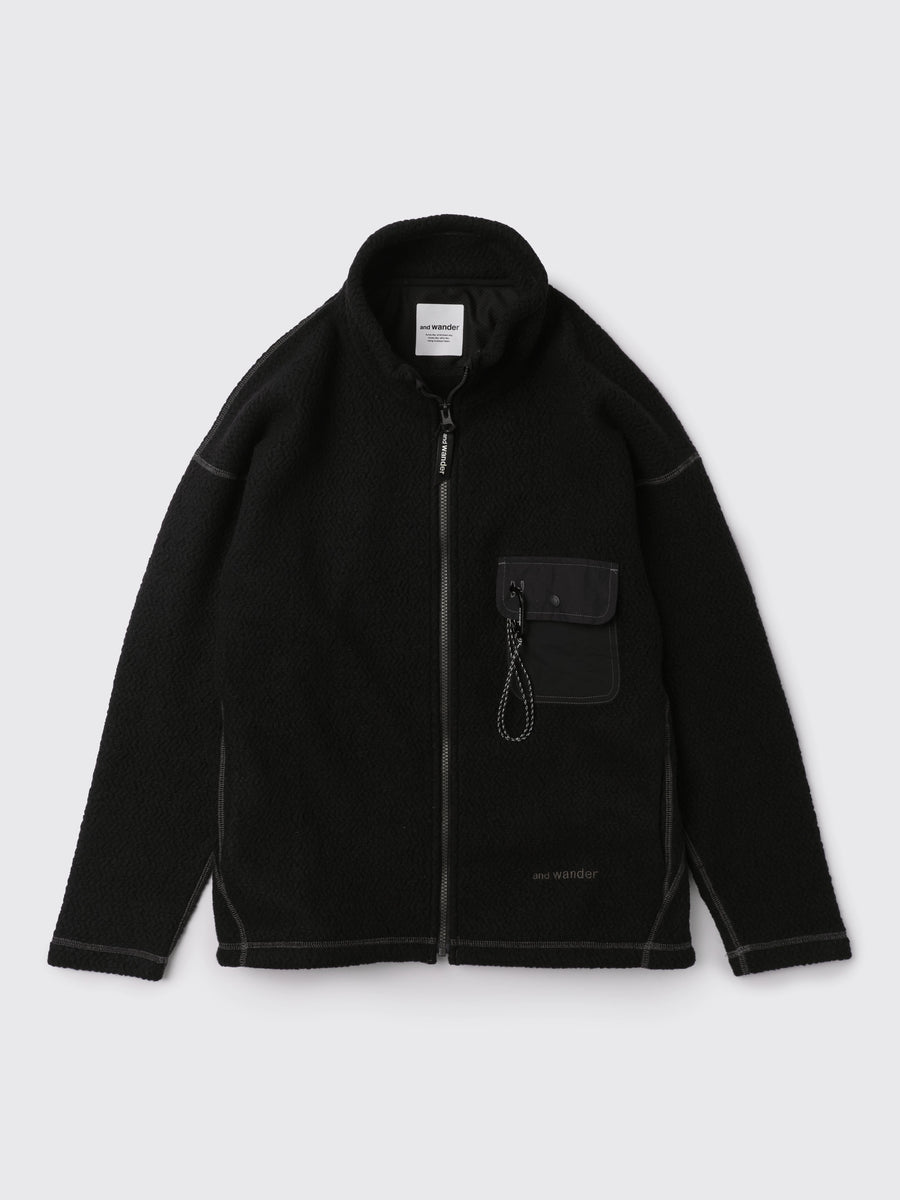 Re Wool JQ Stand Zip Jacket