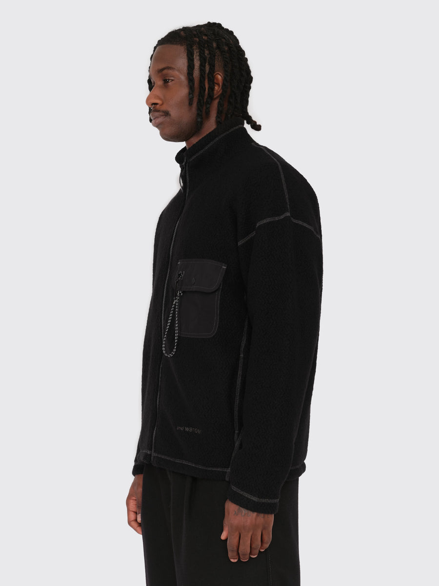 Re Wool JQ Stand Zip Jacket