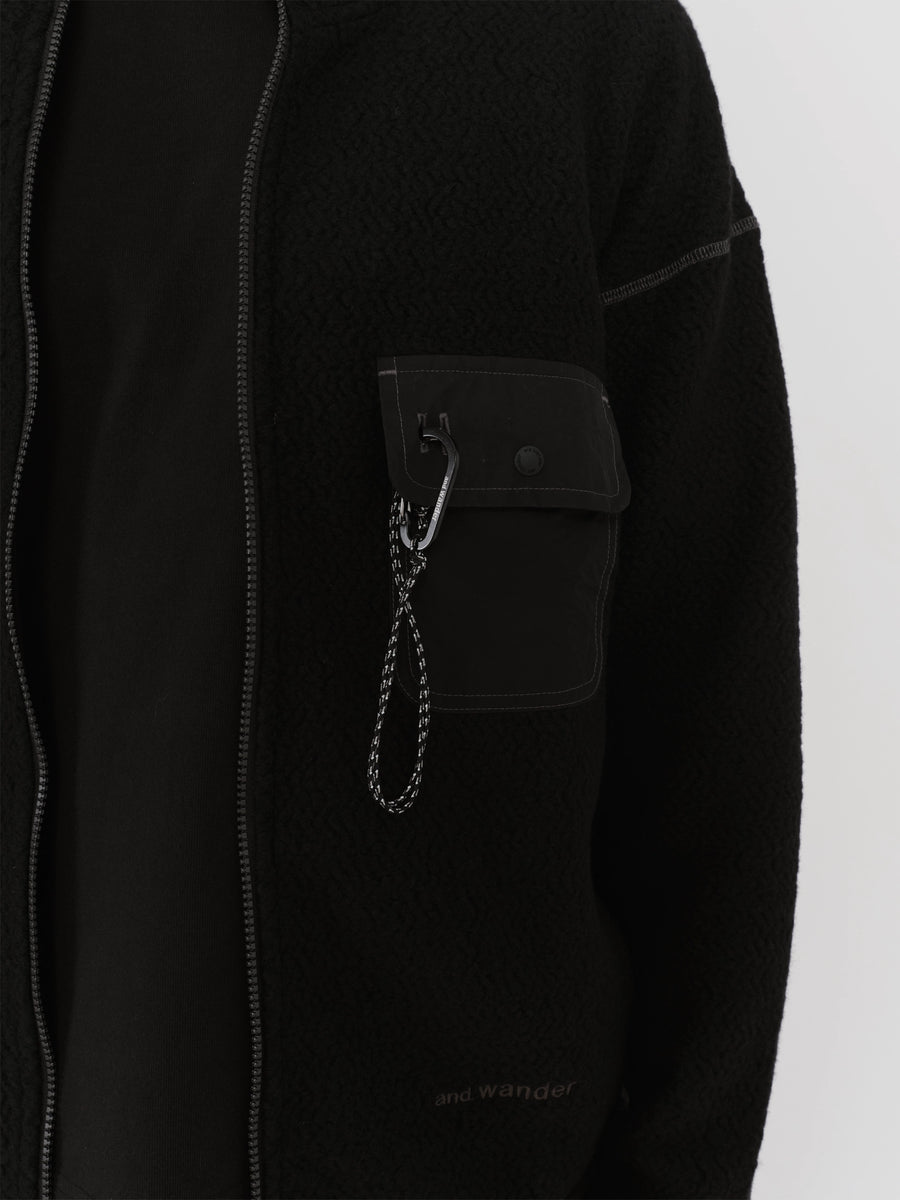 Re Wool JQ Stand Zip Jacket