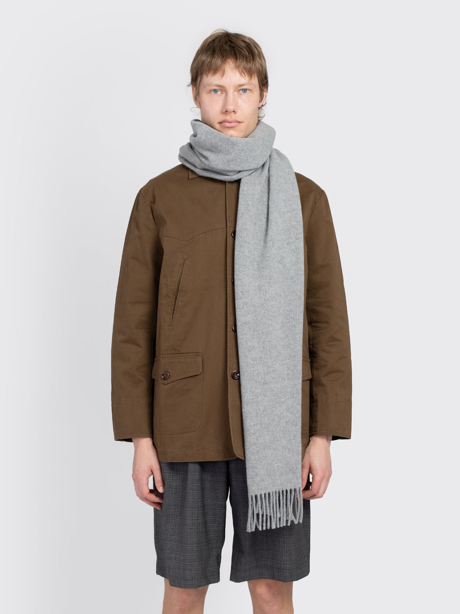 Fringe Wool Scarf