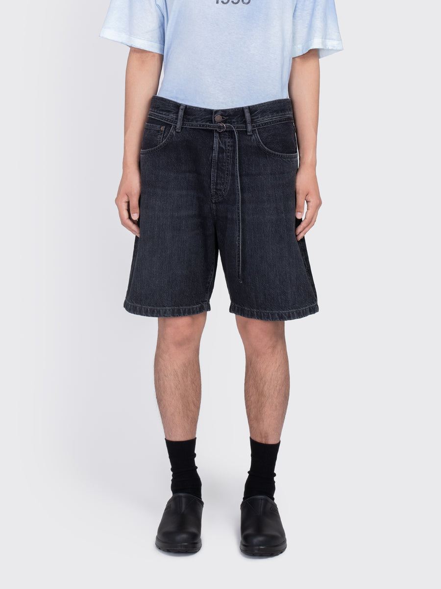Loose Fit Denim Shorts