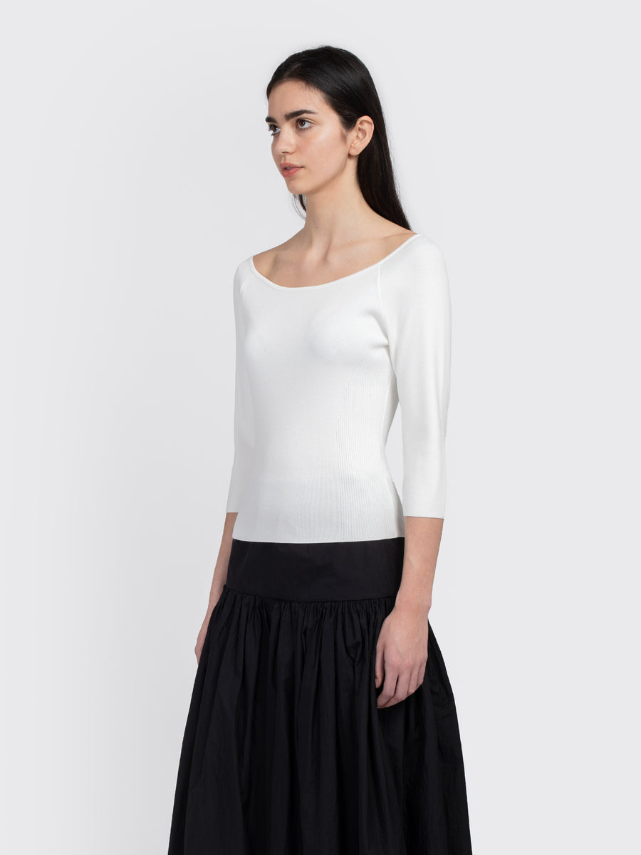 Scoop Neck Knit Top