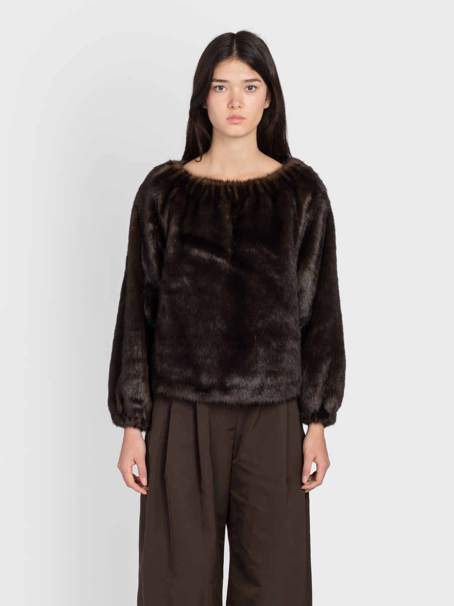 Shearing Off Shoulder Top