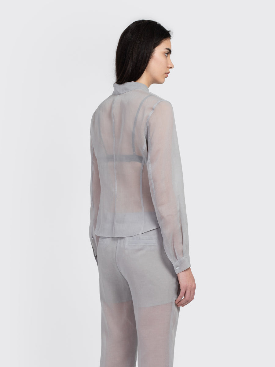 Sheer Slim Fit Shirt