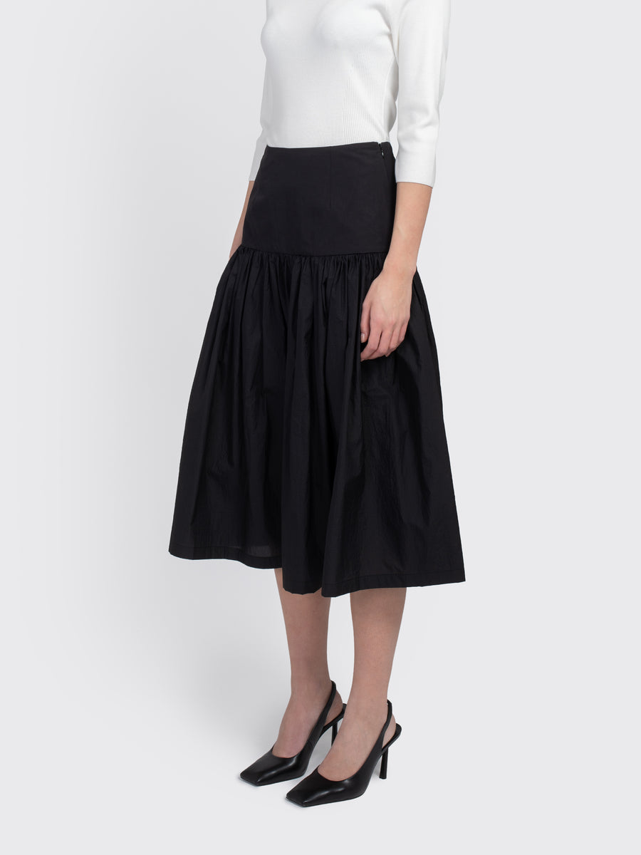 Shirring Culotte Pants