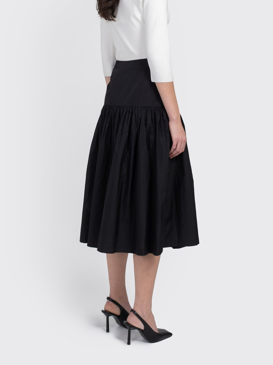 Shirring Culotte Pants