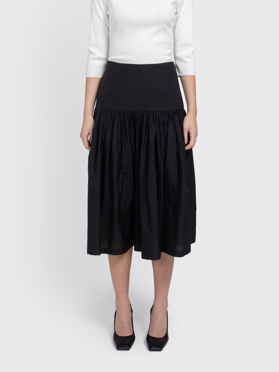 Shirring Culotte Pants