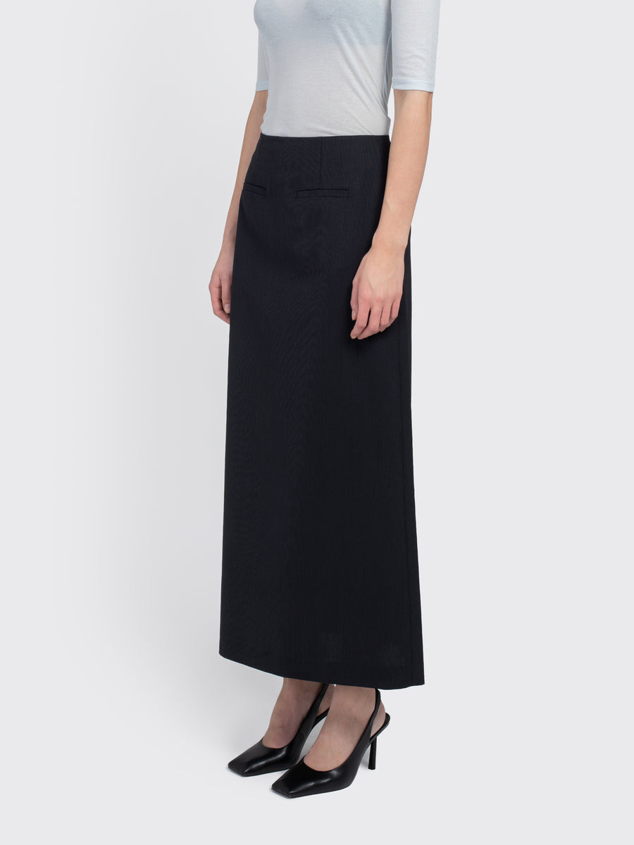 Stripe Maxi Long Skirt