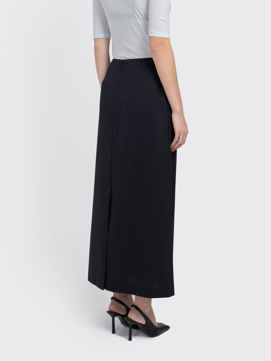 Stripe Maxi Long Skirt