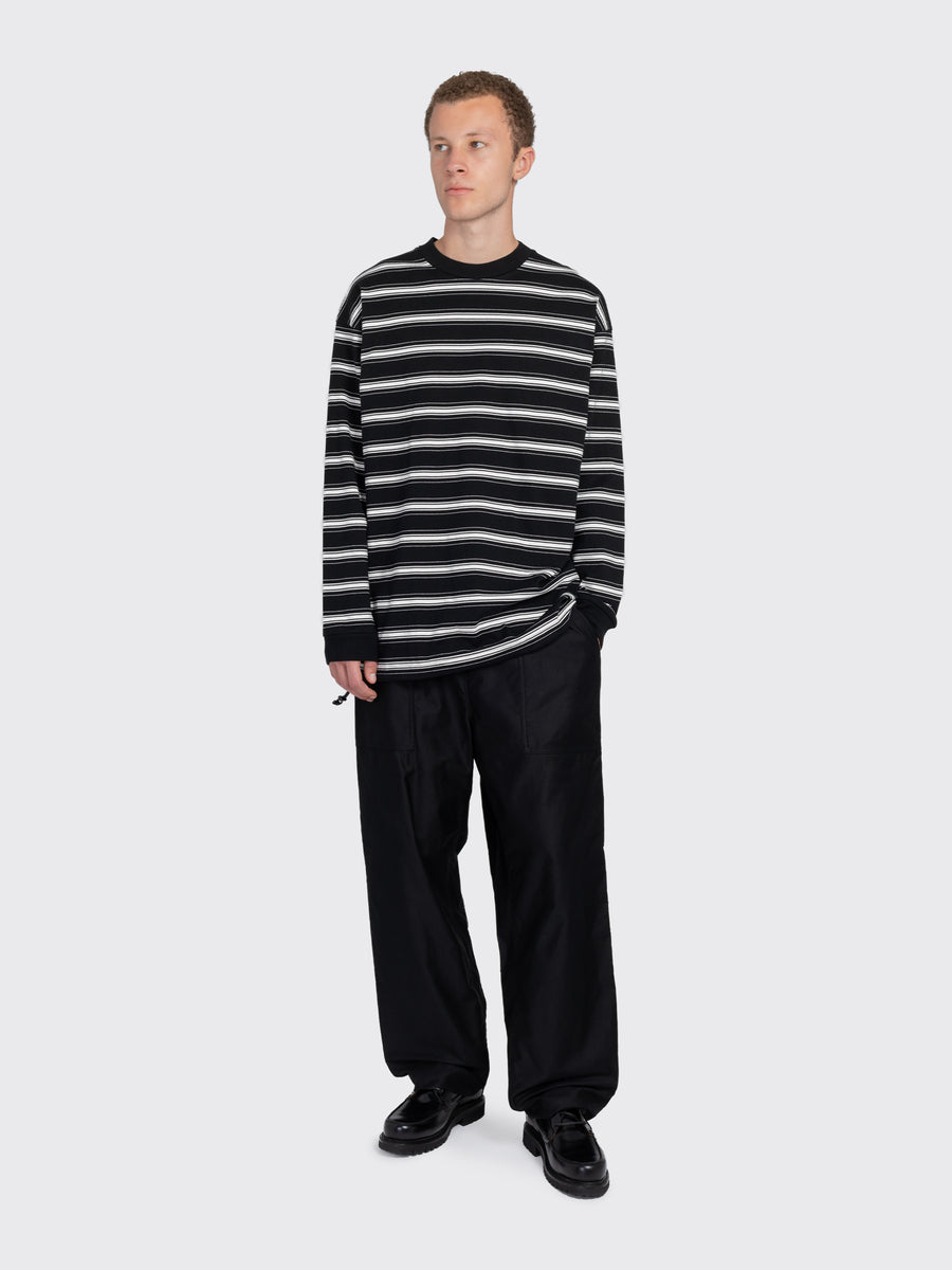 Crewneck Striped LS T-Shirt