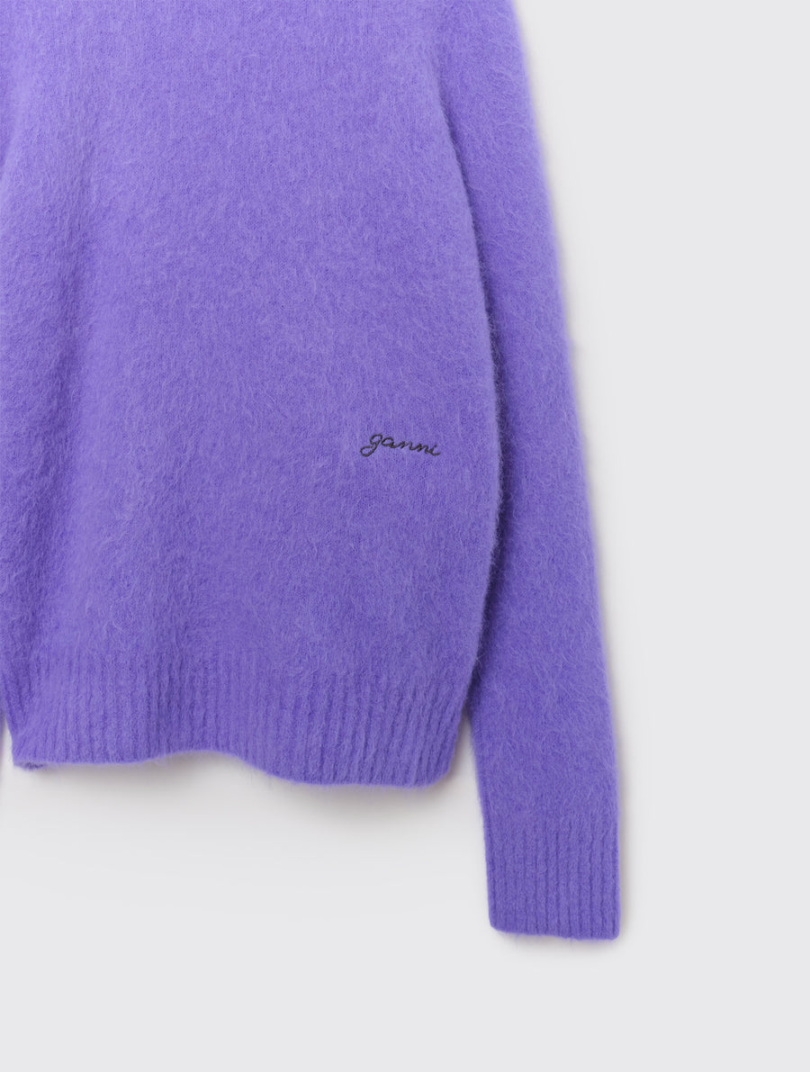 GANNI-BrushedAlapacaO-Neck