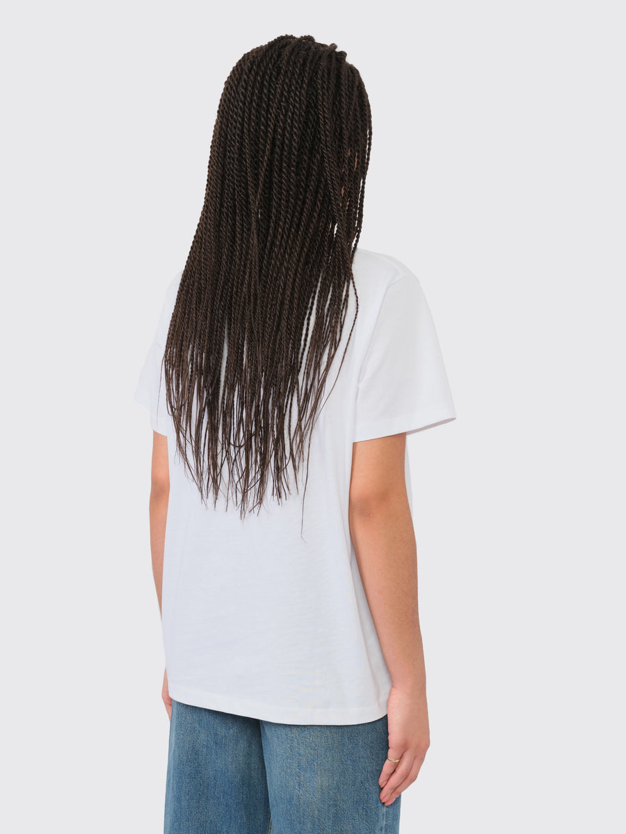 Basic Jersey Flower Relaxed T-Shirt